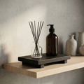 Wooden Pedestal Tray Stand – Minimalist Countertop Riser for Vanity & Bathroom Decor