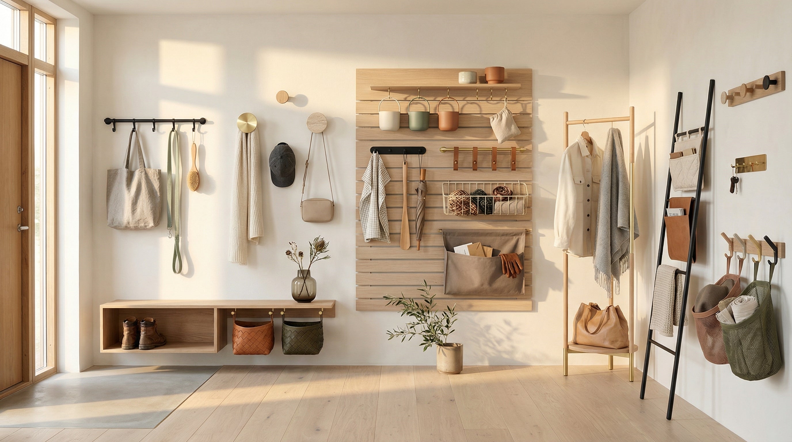 Hooks, Racks & Hanging Storage