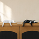 Geometric Cat Sculpture – Modern Resin Figurine for Shelf Desk Home Office Decor