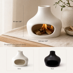 Ceramic Palo Santo Burner – Minimalist Chimney Design, Home Decor, Meditation Gift