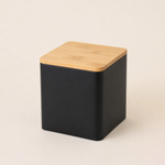Sealed Storage Jar with Bamboo Lid – Kitchen Tea Coffee Spice Canister Tin