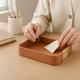 Leather Valet Tray with Gold Accents – Desk Organizer Key Tray Catchall Tray