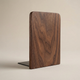 Wooden Book Shelf Bookend – Minimalist Solid Wood Support for Books & Shelf Organisation