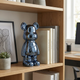 Metallic Ceramic Teddy Bear Statue – Modern Home Decor