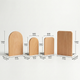 Wooden Book Shelf Bookend – Minimalist Solid Wood Support for Books & Shelf Organisation