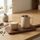 Coffee Latte Scale Cup – 304 Stainless Steel Milk Frothing Pitcher with Internal Scale