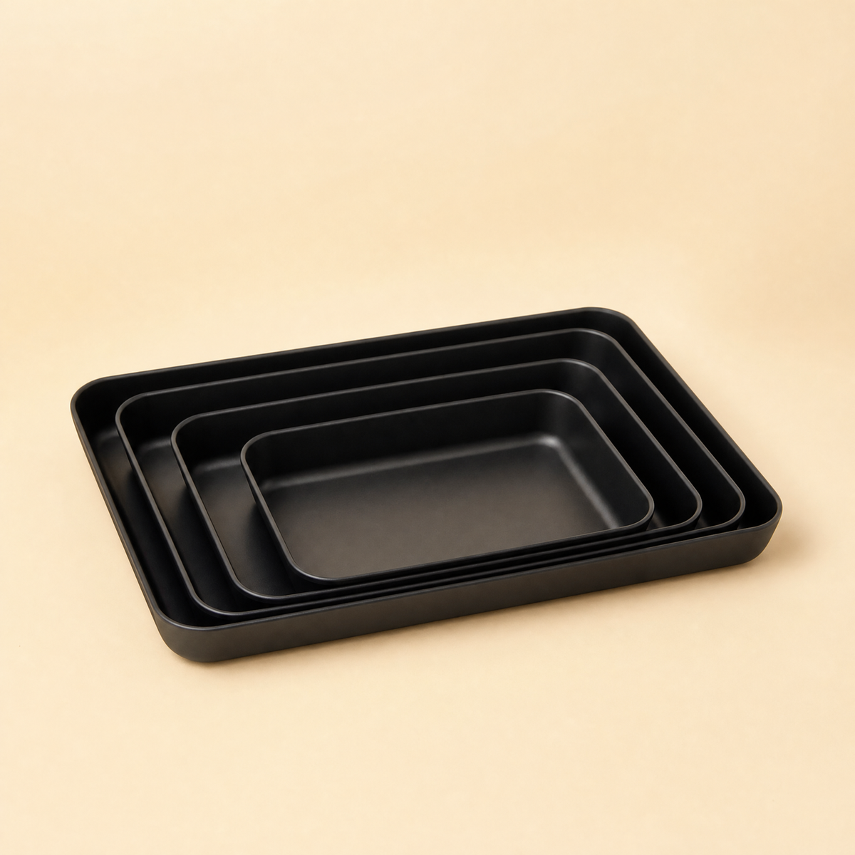 Rectangular Plastic Storage Tray – Kitchen Organizer Serving Plate Desk Decor