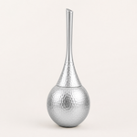 Sculptural Toilet Brush with Holder – Long Handle Bathroom Brush, Minimalist Design