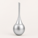 Sculptural Toilet Brush with Holder – Long Handle Bathroom Brush, Minimalist Design