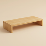 Desktop Monitor Riser with Under-Shelf Storage – Home Office Desk Organizer Stand