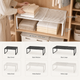 Expandable Closet Shelf – Adjustable Stackable Cabinet Organizer Wardrobe Divider