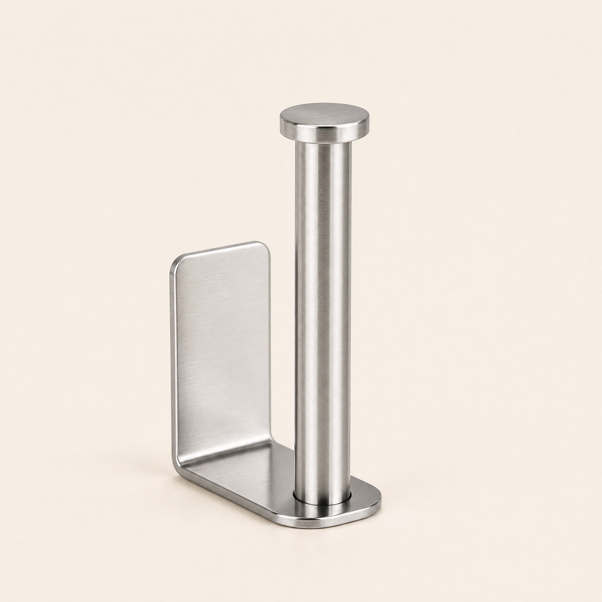 Self Adhesive Paper Roll Holder – No Drill Wall Mount for Bathroom and Kitchen