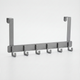 Over-Door Metal Hook Rack – No-Drill Storage Rack for Coats, Bags & Towels