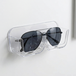Wall Mounted Sunglasses Holder – Adhesive Eyewear Storage Organizer for Glasses, Entryway Closet Wall