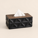 Geometric Tissue Box Holder – Minimalist Desktop Storage Organizer for Home Office