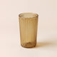 Textured Glass Toothbrush Holder – Bathroom Storage, Countertop Cup, Minimalist Vanity Accessory