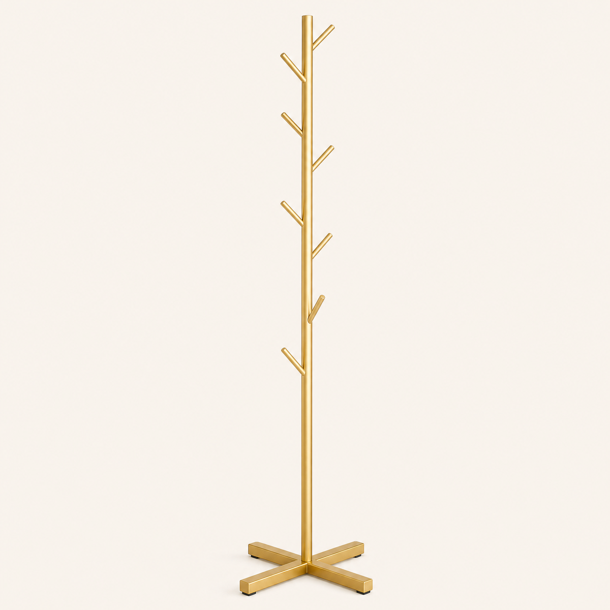 Tree Branch Coat Rack – Freestanding Floor Stand for Bedroom Entryway, 8 Hooks