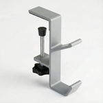 Adjustable Clamp Desk Hook – Aluminum Organizer for Headphones Bags Keys Office Setup