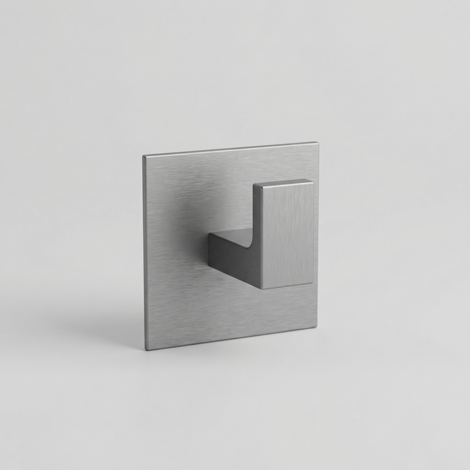 Aluminum Adhesive Wall Hook – Square Hooks for Bathroom, Kitchen & Storage