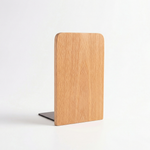 Wooden Book Shelf Bookend – Minimalist Solid Wood Support for Books & Shelf Organisation