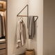 Nordic Corner Coat Rack – Wall Mounted Minimalist Metal Hanger Bedroom Entryway