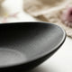 Oval Black Ring Dish – Ceramic Jewelry Tray for Entryway, Bedroom, Bathroom Vanity Organizer