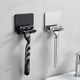 Adhesive Razor Hook – No Drill Shower Razor Holder, Rust Resistant Bathroom Organizer