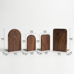 Wooden Book Shelf Bookend – Minimalist Solid Wood Support for Books & Shelf Organisation