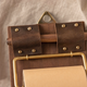 Wooden Clipboard Roll Notepad – Hanging Memo Pad Desk Note Board Minimalist Office