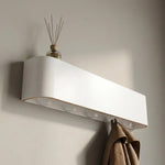 Floating Wall Coat Rack with Hidden Hooks & Shelf – Wall-Mounted Coat Organizer for functional decor