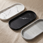 Oval Soap Tray – Silicone Bathroom Counter Organizer, Kitchen Sink Tray, Waterproof Vanity Holder