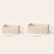 Macrame Storage Basket with Wood Handles – Woven Organizer for Bathroom Living Room