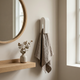 Self-Locking Towel Rack – No Drill Wall Mounted Hanger Bathroom Storage Modern Home Organizer