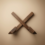 Wooden Cookbook Stand – Freestanding X-Shaped Book Holder for Kitchen & Minimalist Tablet Display