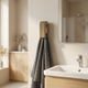 Self-Locking Towel Rack – No Drill Wall Mounted Hanger Bathroom Storage Modern Home Organizer