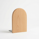 Wooden Book Shelf Bookend – Minimalist Solid Wood Support for Books & Shelf Organisation