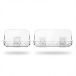 Adhesive Acrylic Bathroom Shelf – No Drill Wall Mount Storage for Shower Bath & Vanity Organizer