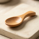 Mini Wooden Spoons Set of 4 – Natural & Dark Wood, for Spices and Condiments