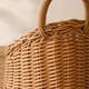 Woven Rattan Wall Basket – Hanging Fruit Storage for Kitchen Garden Home Decor
