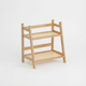 Bamboo Countertop Organizer – 2 Tier Rattan Shelf for Kitchen, Coffee Bar & Bathroom Counter Storage