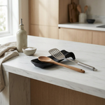 Heat Resistant Silicone Spoon Holder –  Insulated Placemat for Kitchen, Minimalist Cooking Accessory