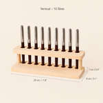 Wooden Pen Stand Desk Organizer – Minimalist Office Storage for Pens and Stylus