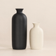 Minimalist Vase – Nordic Style Matte Plastic Home Decor, Modern Living Room Accent