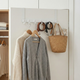 Over-Door Metal Hook Rack – No-Drill Storage Rack for Coats, Bags & Towels