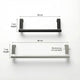 Stainless Steel Over Cabinet Towel Rack – Kitchen & Bathroom Organizer