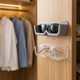 Wall Mounted Sunglasses Holder – Adhesive Eyewear Storage Organizer for Glasses, Entryway Closet Wall