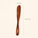 Wooden Butter Knife – Smooth Wood Spreader for Bread Cheese Jam Minimalist Kitchen