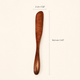 Wooden Butter Knife – Smooth Wood Spreader for Bread Cheese Jam Minimalist Kitchen