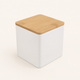 Sealed Storage Jar with Bamboo Lid – Kitchen Tea Coffee Spice Canister Tin