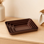 Rectangular Plastic Storage Tray – Kitchen Organizer Serving Plate Desk Decor